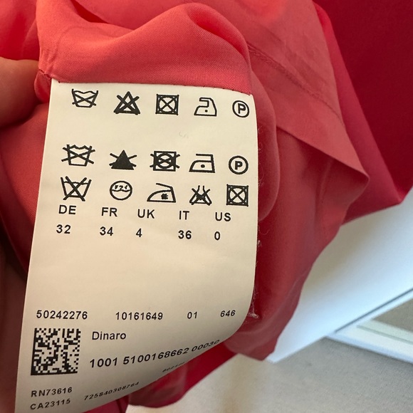 Barbiecore pink suiting dress Hugo Boss size 0 - Picture 5 of 5